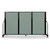 Full Motion Room Divider - Sea Green Fabric, 3 Panels