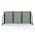 Full Motion Room Divider - Sea Green Fabric, 3 Panels alternate view 2