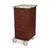 Wood Vinyl Medication Cart With Key Lock and, 25" Wide, 4 Bins