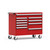 Multi-Drawer Mobile Cabinet  - 10 Drawers - 54'' Wide - SMS-R5GJG-3802