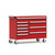 Multi-Drawer Mobile Cabinet  - 9 Drawers - 60'' Wide - SMS-R5GKG-3825