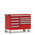 Multi-Drawer Mobile Cabinet  - 9 Drawers - 54'' W x 24''D - R5GJE-3402