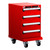 4-Drawer  Compact Mobile Cabinet 18'' W - SMS-L3BBG-2815L3