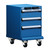 3-Drawer  Compact Mobile Cabinet 18'' W - SMS-L3BBG-2403L3B