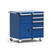 5-Drawer Double-Bank Compact Mobile Cabinet 36'' W - SMS-L3BEG-3401L3