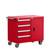 4-Drawer Double-Bank Compact Mobile Cabinet 36'' W - SMS-L3BED-2824L3B