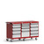 12-Drawer Triple-Bank Compact Mobile Cabinet 54'' W - SMS-L3BJG-2801L3
