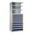 10-Drawer Steel Shelving with Drawers - 36"W x 24"D - R5SEE-754805A
