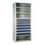 7-Drawer Steel Shelving with Drawers, 48" W x 24" D x 75" H, 5 Shelves, Three 4"H, Four 6"H, Included Dividers, Starter