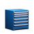 6-Drawer Heavy Duty Modular Drawer Cabinet 30'' W x 27''D - R5ADG-3007 (with compartments)