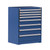 8-Drawer Heavy Duty Modular Drawer Cabinet 36'' W x 24''D - R5AEE-4453