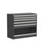5-Drawer Heavy Duty Modular Drawer Cabinet 54'' W x 24''D - R5AJE-4401 5-Drawer Heavy Duty Modular Drawer Cabinet 54'' W x 24''D - R5AJE-4401