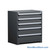 5-Drawer Heavy Duty Modular Drawer Cabinet 36'' W x 24''D - R5AEE-3806