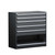 5-Drawer Heavy Duty Modular Drawer Cabinet 60'' W x 24''D - R5AKE-5801