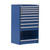 9-Drawer Heavy Duty Modular Drawer Cabinet 36'' W x 24''D - R5AEE-5811
