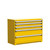 5-Drawer Heavy Duty Modular Drawer Cabinet 54'' W x 27''D - R5AJG-3802 5-Drawer Heavy Duty Modular Drawer Cabinet 54'' W x 27''D - R5AJG-3802