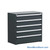5-Drawer Heavy Duty Modular Drawer Cabinet 48'' Wide - SMS-R5AHG-4427