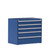 5-Drawer Heavy Duty Modular Drawer Cabinet 48'' W x 27''D - R5AHG-3809
