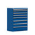 8-Drawer Heavy Duty Modular Drawer Cabinet 48'' W x 24''D - R5AHE-5873
