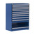 10-Drawer Heavy Duty Modular Drawer Cabinet 48'' W x 24''D - R5AHE-5857
