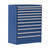 11-Drawer Heavy Duty Modular Drawer Cabinet 48'' Wide - SMS-R5AHE-5869