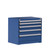 5-Drawer Heavy Duty Modular Drawer Cabinet 36'' Wide - SMS-R5AEE-3003