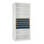 Modular Drawers For Shelving, 36" W x 18" D x 24" H, 5 Drawers, Three 4"H, Two 6"H, Includes Dividers