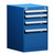4-Drawer Compact Modular Drawer Cabinet 18'' W x 21''D - L3ABD-2819L3B
