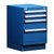 4-Drawer Compact Modular Drawer Cabinet 18'' W x 21''D - L3ABD-2406L3C