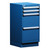 4-Drawer Compact Modular Drawer Cabinet 18'' W x 21''D - L3ABD-3407C