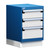 3-Drawer Compact Modular Drawer Cabinet 18'' W x 21''D - L3ABD-2415D