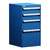 4-Drawer Compact Modular Drawer Cabinet 18'' W x 21''D - L3ABD-3422 4-Drawer Compact Modular Drawer Cabinet 18'' W x 21''D - L3ABD-3422
