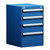 4-Drawer Compact Modular Drawer Cabinet 18'' W x 21''D - L3ABD-2835L3