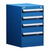 4-Drawer Compact Modular Drawer Cabinet 18'' W x 21''D - L3ABD-2835L3B