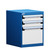 3-Drawer Compact Modular Drawer Cabinet 18'' W x 21''D - L3ABD-2407B