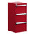 3-Drawer Compact Modular Drawer Cabinet 18'' W x 21''D - L3ABD-4007