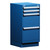 4-Drawer Compact Modular Drawer Cabinet 18'' W x 21''D - L3ABD-3407L3C
