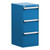 3-Drawer Compact Modular Drawer Cabinet 18'' W x 21''D - L3ABD-4007L3