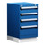 4-Drawer Compact Modular Drawer Cabinet 18'' W x 21''D - L3ABD-2836L3D 4-Drawer Compact Modular Drawer Cabinet 18'' W x 21''D - L3ABD-2836L3D