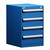 4-Drawer Compact Modular Drawer Cabinet 18'' W x 21''D - L3ABD-2801L3