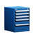5-Drawer Compact Modular Drawer Cabinet 18'' W x 21''D - L3ABD-2420L3