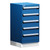 6-Drawer Compact Modular Drawer Cabinet 18'' W x 21''D - L3ABD-3405D