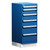 6-Drawer Compact Modular Drawer Cabinet 18'' W x 21''D - L3ABD-4026D