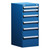 6-Drawer Compact Modular Drawer Cabinet 18'' W x 21''D - L3ABD-4026L3