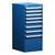 8-Drawer Compact Modular Drawer Cabinet 18'' W x 21''D - L3ABD-4012L3