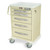 5-Drawer Aluminum Anesthesia Cart, Pushbutton Lock and Quiet Casters