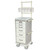 6-Drawer Narrow Anesthesia Cart With Electronic Lock And Rail Kit