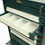 Medication Bin Cart With Key Lock And 24 Removable 5'' Bins And Side Shelf
