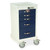 5-Drawer Narrow Anesthesia Cart with Electronic Lock and 24'' Drawer Storage