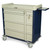 Dual Column Steel Medication Cart, Key Lock and 750 Punch Card Capacity